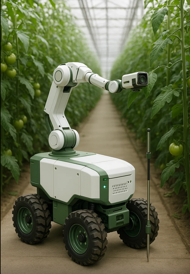 AI + IoT Solar Hub device powering climate-smart agriculture